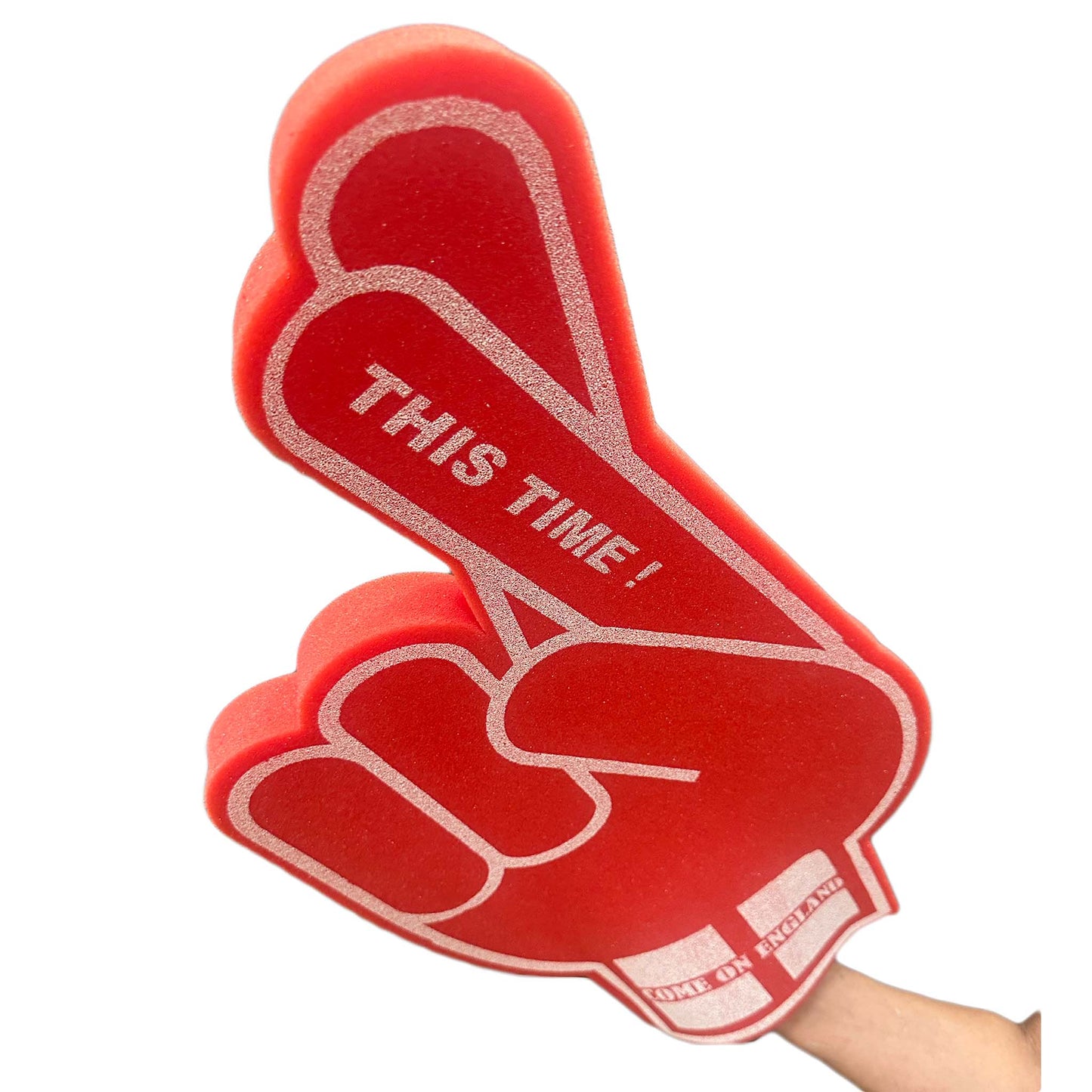England Foam Hand Fingrers Crossed.