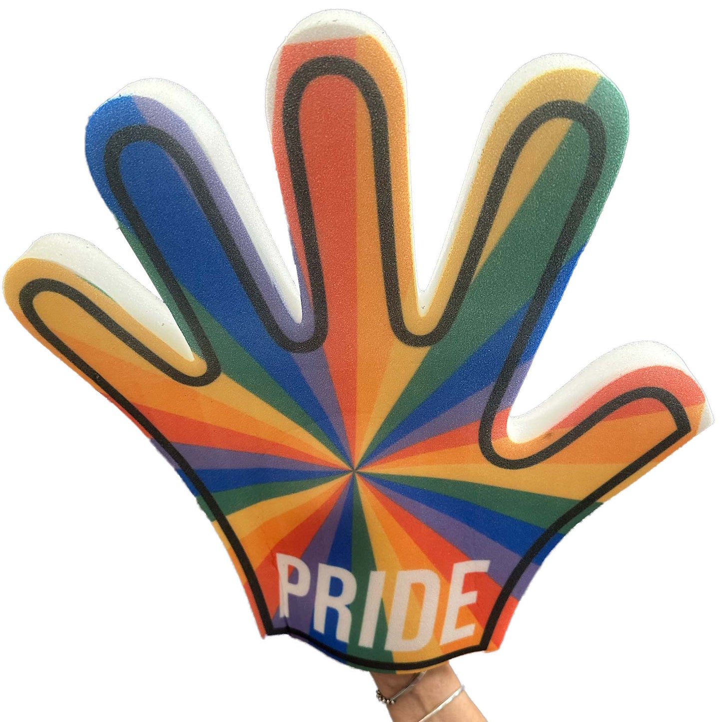 Pride Foam Hand Waver Designed to Celebrate LGBTQ and Pride