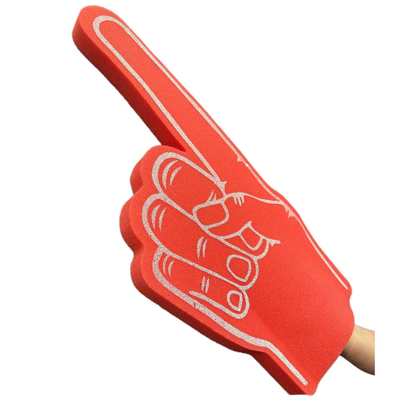 Pointy Palm Printed Foam Finger