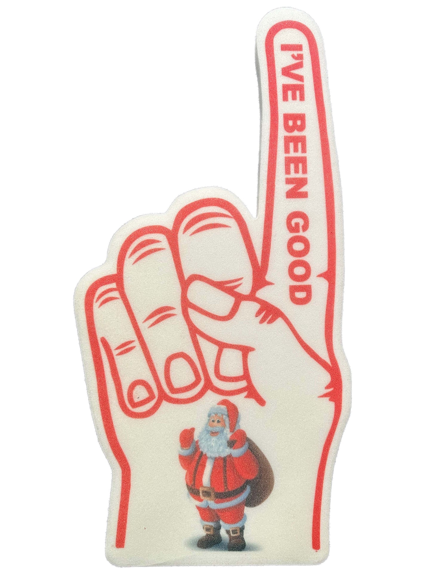 Christmas Waving Foam Finger