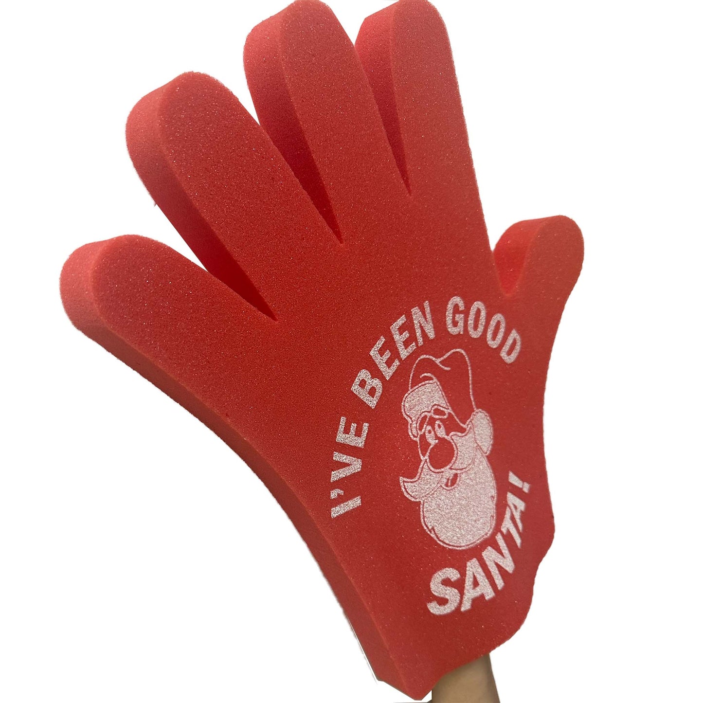 Ive Been Good Santa Hi Five Foam Glove