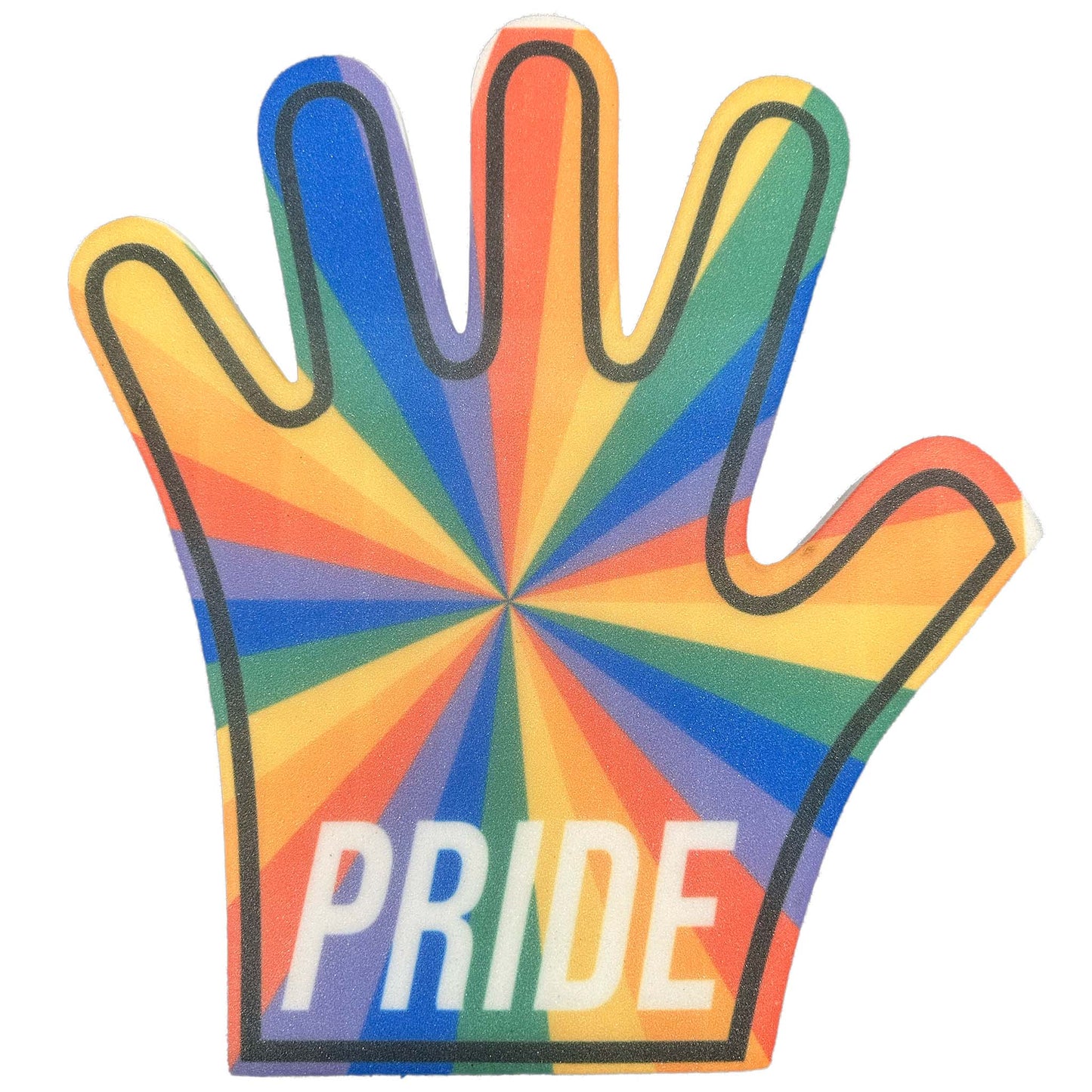Pride Foam Hand Waver Designed to Celebrate LGBTQ and Pride