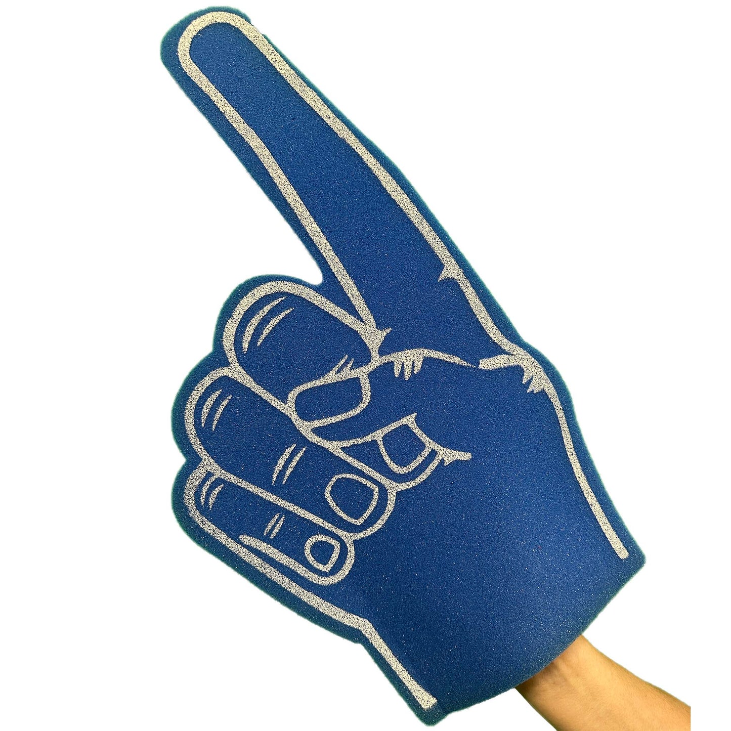 Small Palm Printed Wavy Foam Hand