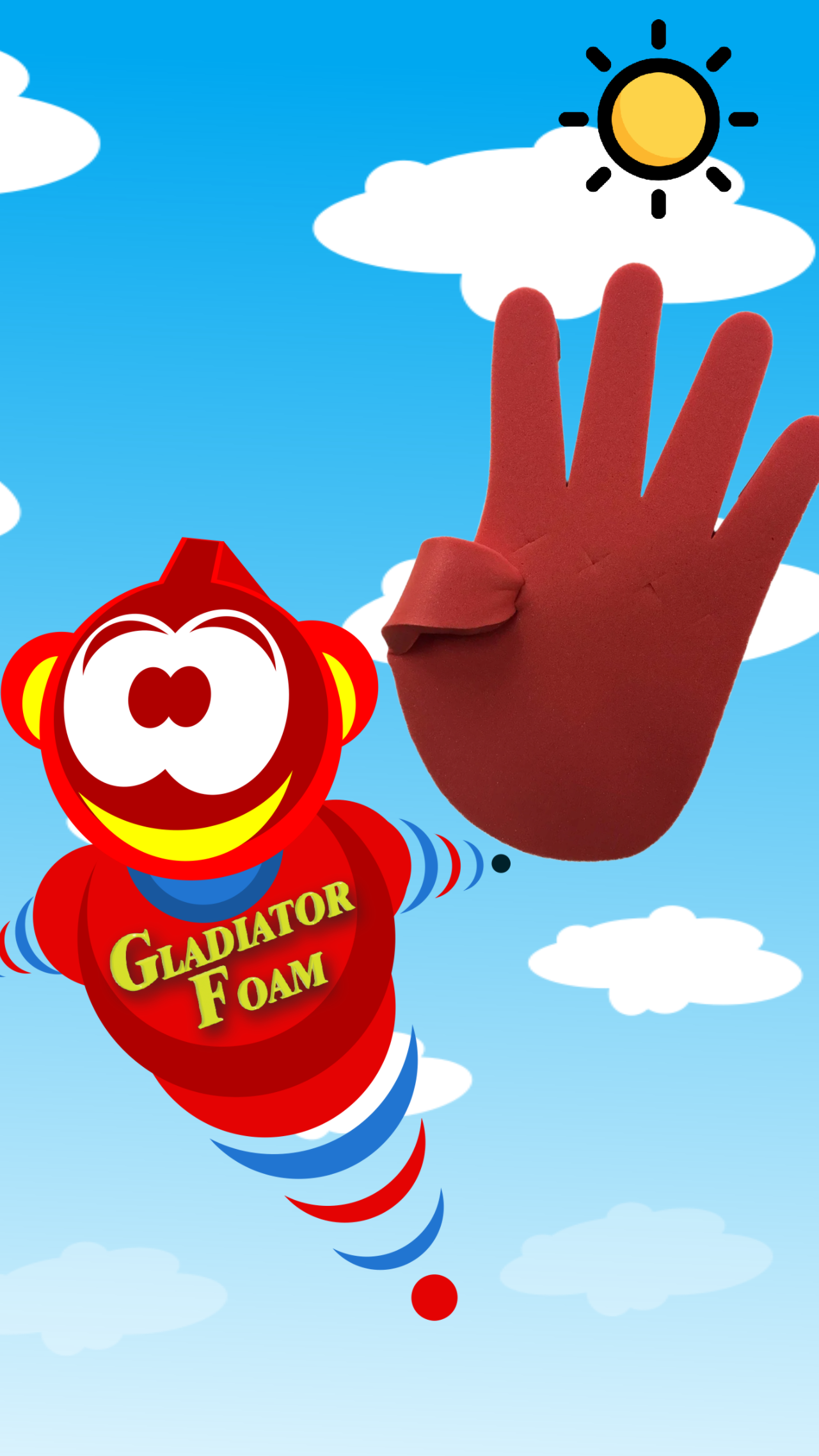 Foom Hand Adjustable Foam Hand – Gladiator Foam