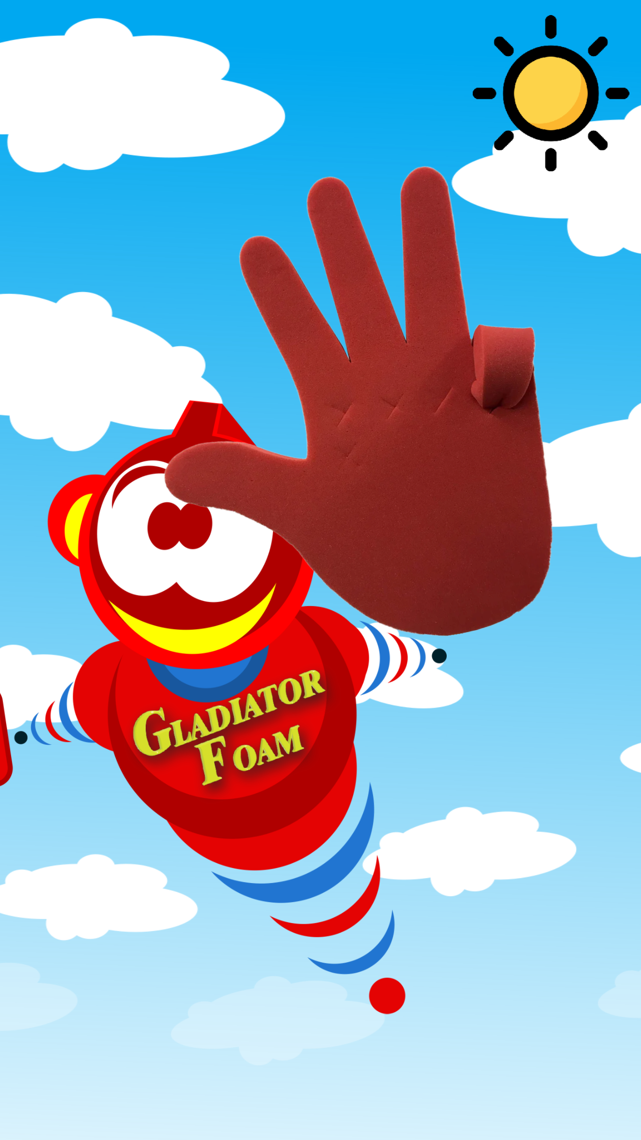 Adjustable Foam Hand