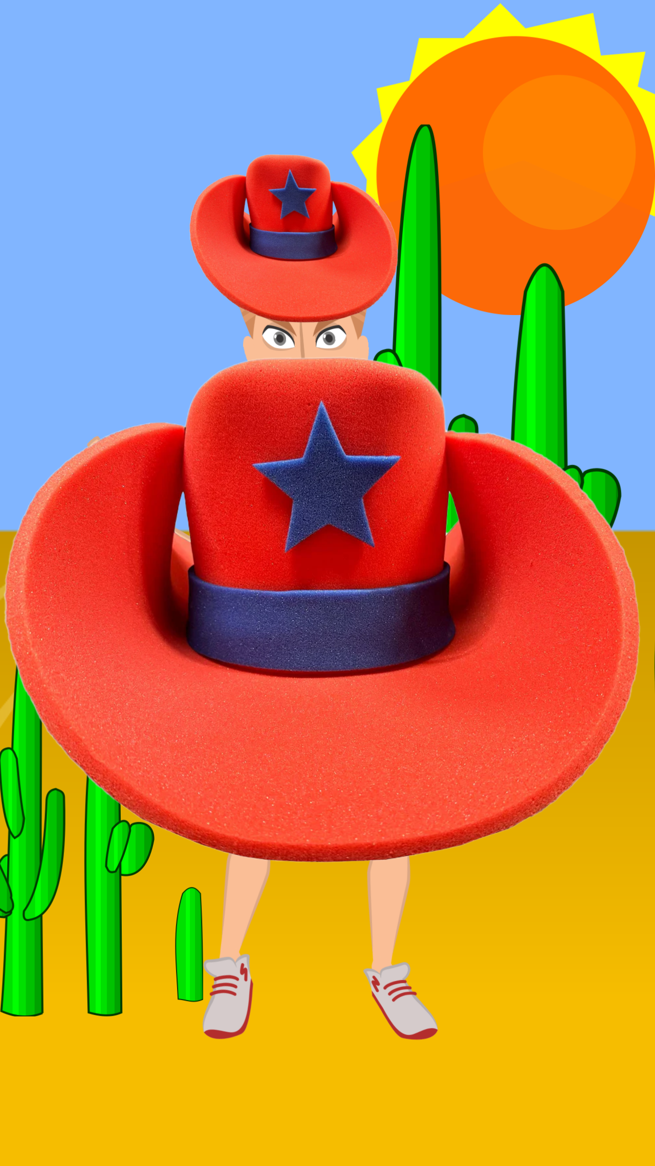 Novelty Foam Cowboy Hat