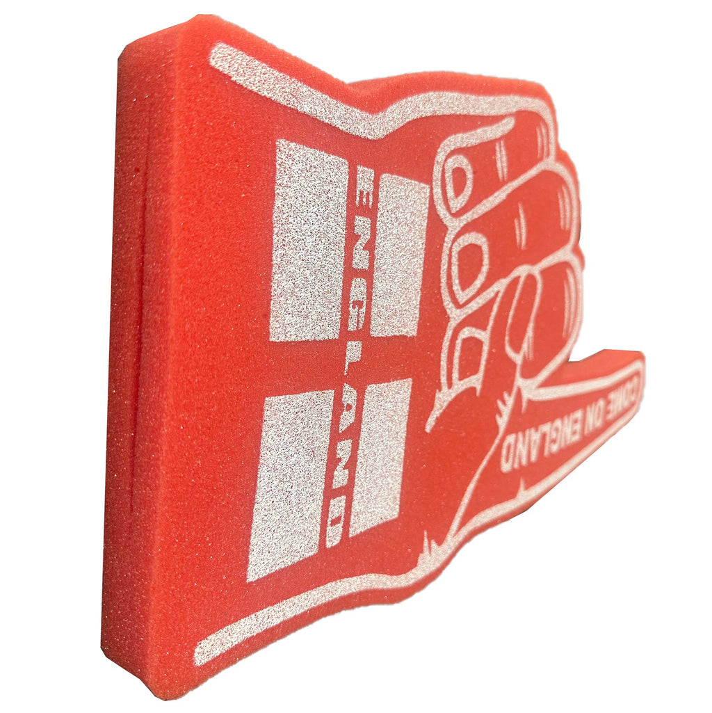 England Foam Finger | Giant 57cm Football Supporter Hand | UK Made Premium Flame-Retardant Foam
