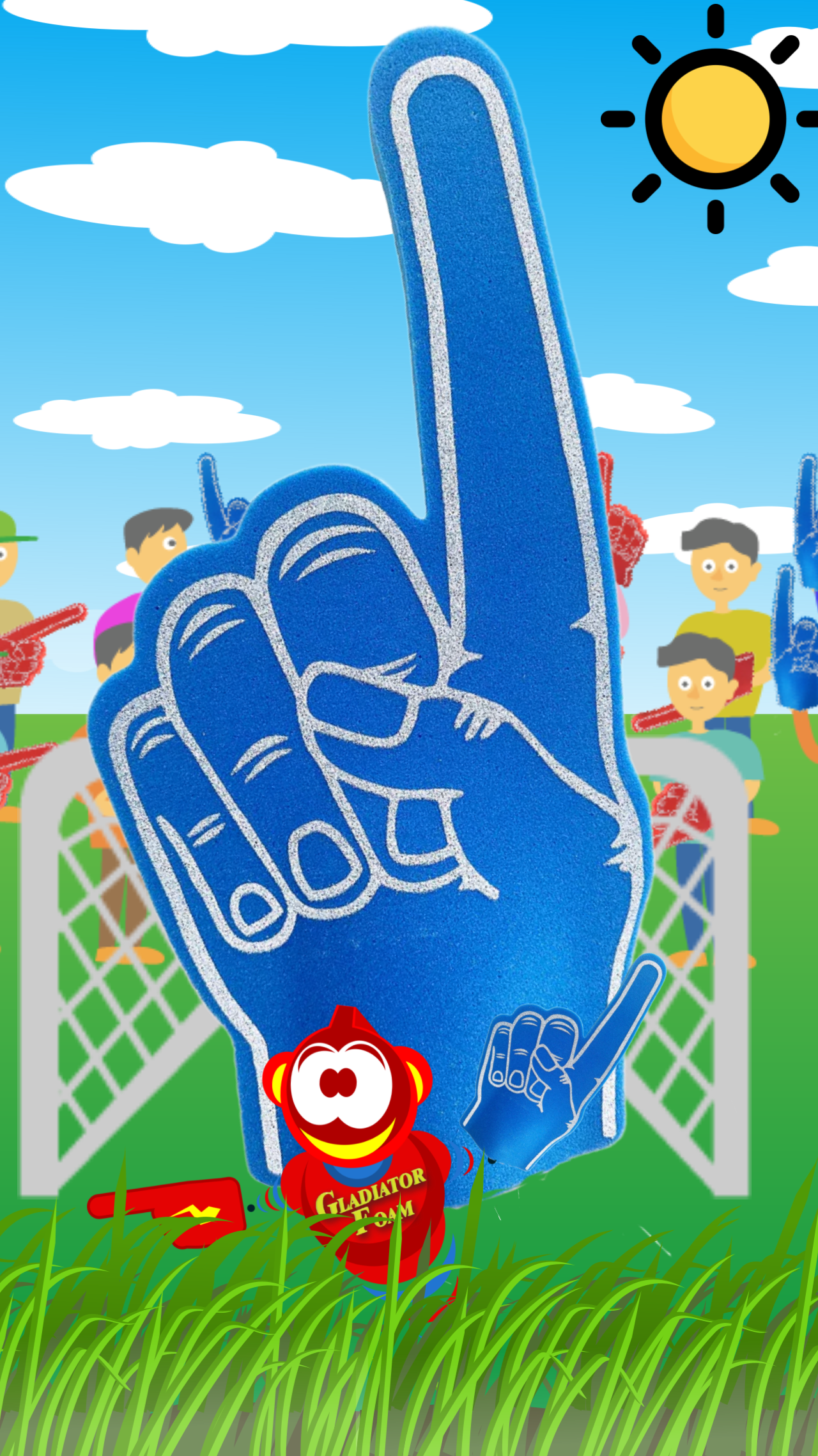 Gladiator Foam Pointy Finger