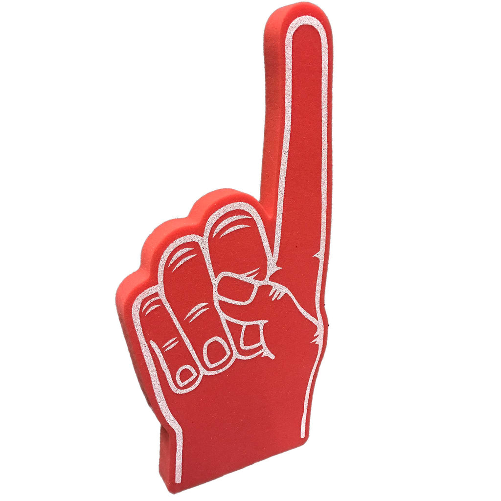 Pointy Palm Printed Foam Finger