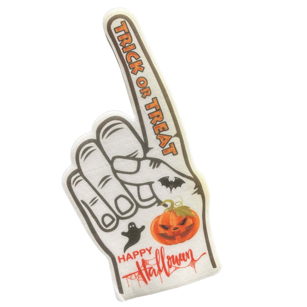 Trick or Treat Foam Hand front view