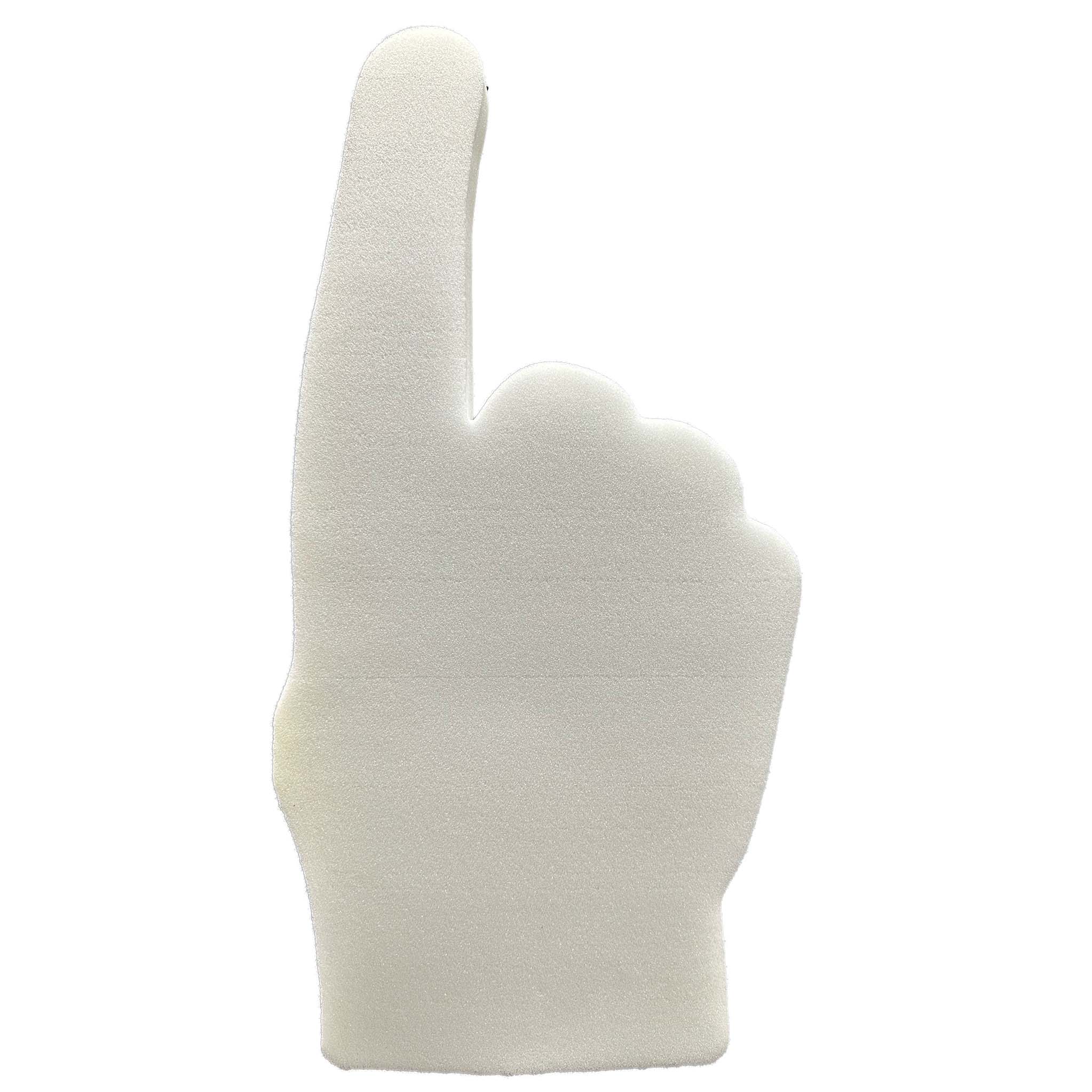 Trick or Treat Foam Hand reverse view